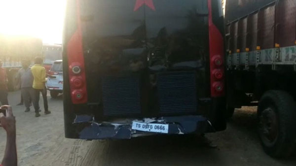 డ్రైవర్ ను అదుపులోకి తీసుకున్న పోలీసులు