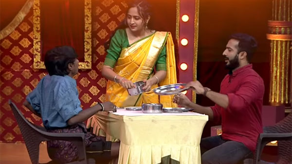 చితకబాదిన లాస్య..