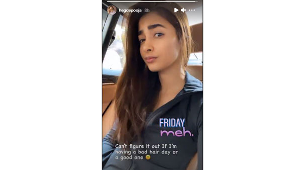 Pooja Hegde About Her hairs