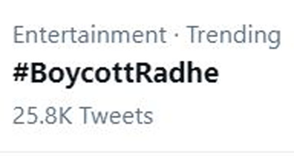 Shock to Salman Khan: Boycott Radhe Trending in Twitter