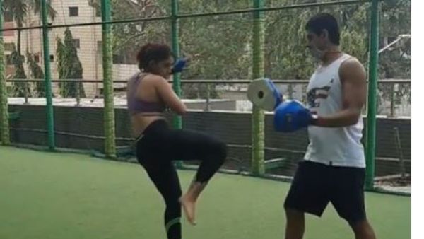 ప్రియుడి నుంచి ఆ పాఠాలు నేర్చుకొంటున్న బ్యూటీ.. కౌగిలింతల్లో మునిగి తేలిన స్టార్ హీరో కూతురు (వీడియో)