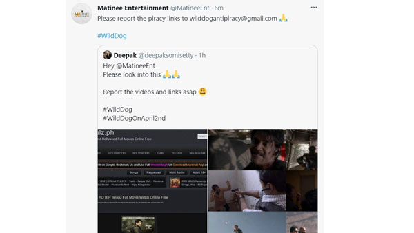 రిలీజ్‌కు ముందే లీకైన ‘వైల్డ్ డాగ్' మూవీ