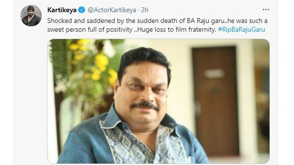 హీరో కార్తికేయ ట్వీట్