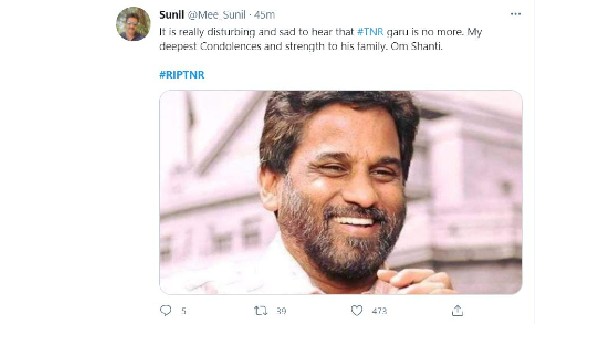 నన్ను చాలా కలచి వేసింది: సునీల్