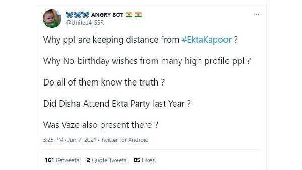 దిశా సలియాన్ మరణించి ఏడాది