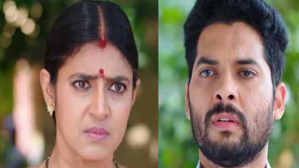 ఇంటికొచ్చిన అభి... తల్లి కాళ్లపై పడి