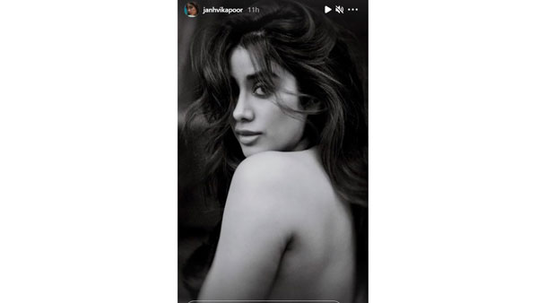 న్యూడ్ ఫొటోతో షాకిచ్చిన జాన్వీ