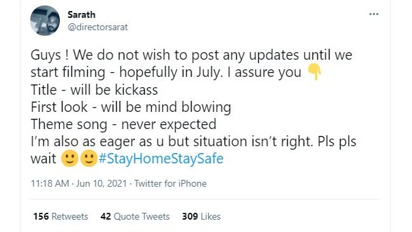 Sarath Mandava clarity about ravi teja film Sarath Mandava clarity about ravi teja film