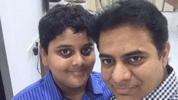 టాలీవుడ్‌లోకి సీఎం కేసీఆర్ మనవడు.. టాప్ డైరెక్టర్, నిర్మాత ప్రయత్నాలు.. హిమాంషు ట్వీట్‌తో రూమర్లకు చెక్!