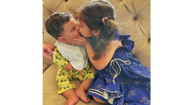 జేహ్‌ను ముద్దు పెట్టుకొంటున్న ఇనయా..