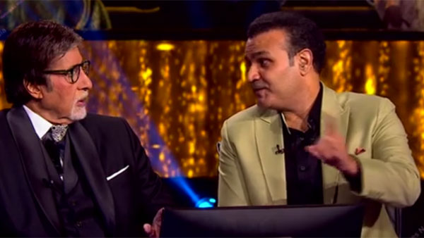  KBC 13: అమితాబ్‌ షోలో సెహ్వాగ్, గంగూలీ.. బిగ్‌బీ సీటు కబ్జా.. వీరు దాదాతో సౌరబ్ ఫైటింగ్!