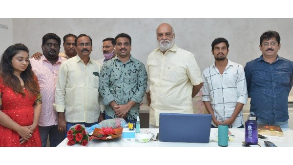 Director K Raghavendra rao unveils Poornas back door trialer