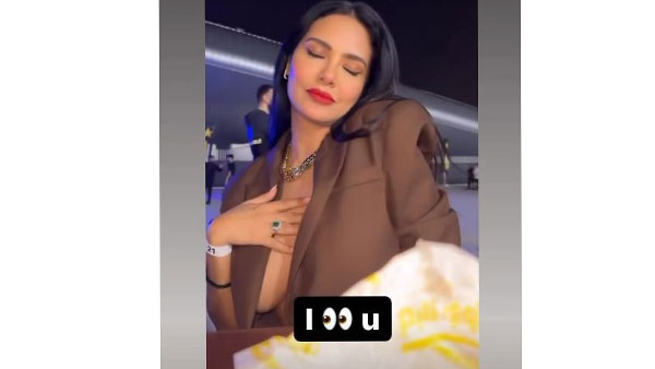 బ్రాలెస్ ఫోజులతో రెచ్చిపోయింది