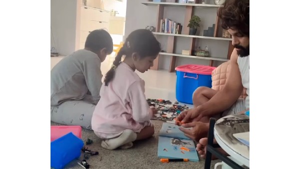 కూతురితో బన్నీ ఆటలు