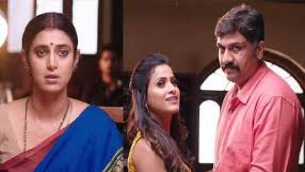 మాధవిని భయపెట్టిన భర్త మోహన్