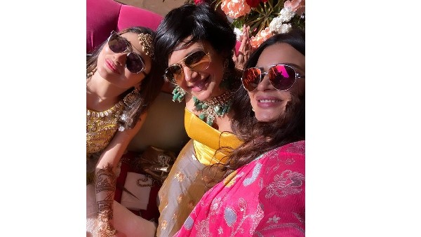 హల్దీ, మెహందీ వేడుకల్లో 