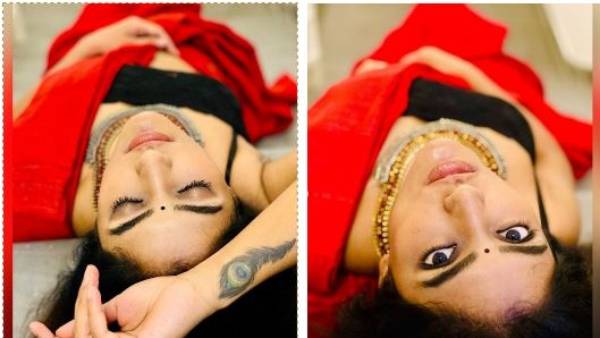  చీరకొంగును పక్కకు జరిపి మరీ