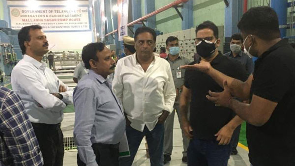 కాళేశ్వరం ప్రాజెక్ట్ సందర్శన