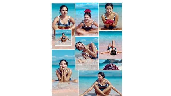 బీచ్‌లో తడిచిన బట్టల్లో రచ్చ