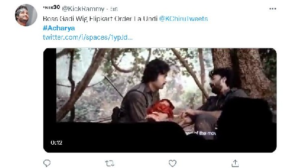 ఆచార్య మూవీలో ఆ సీన్ వైరల్‌గా