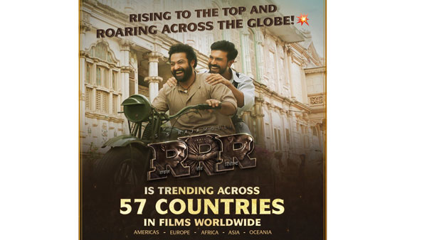 RRR Trending in 57 countries worldwide on Netflix