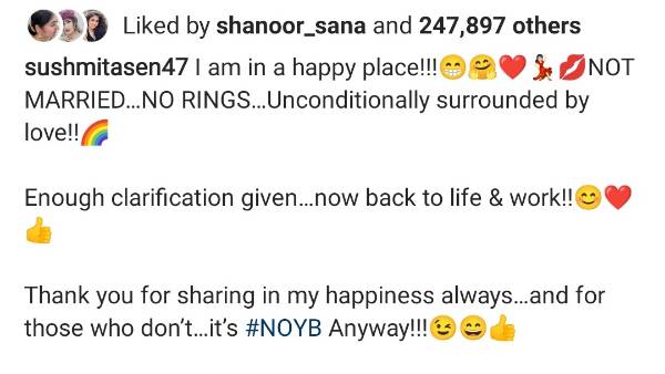 స్పందించిన సుస్మితా