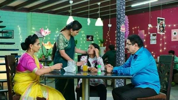 రెస్టారెంట్‌లో మోనితను చూసిన సౌందర్య