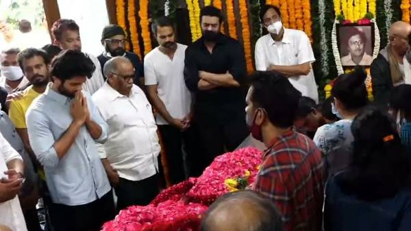 Vijay Deverakonda pays homage to Rebel Star KrishnamRaju garu