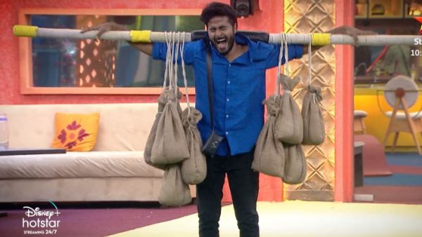 కింద పడిపోయిన శ్రీహన్