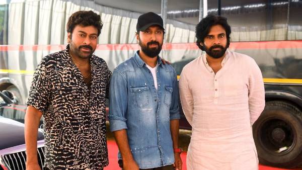 Pawan kalyan visited watched waltair Veerayya movie boss party song Pawan kalyan visited watched waltair Veerayya movie boss party song