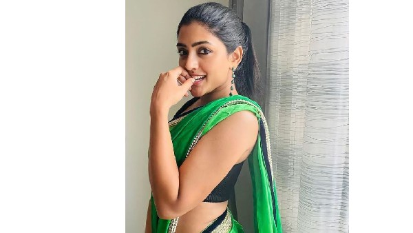 ఈషా శారీ పిక్స్ వైరల్‌గా