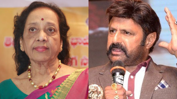 Nandamuri Balakrishna condolances to Jamuna Death, says No death for Legendary actor Nandamuri Balakrishna condolances to Jamuna Death, says No death for Legendary actor