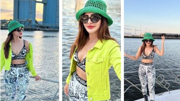 షర్ట్ విప్పేసి మరీ ఆరబోస్తూ