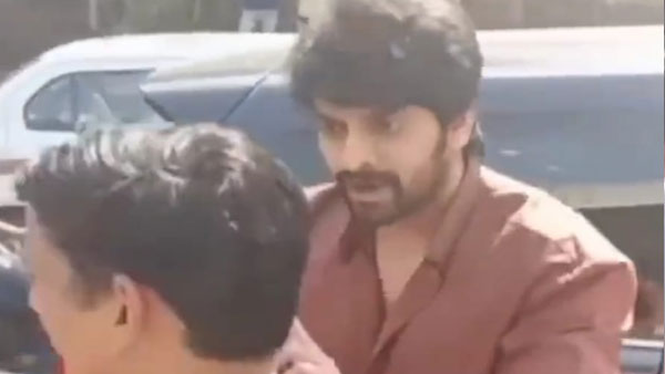 నాగశౌర్య గొడవ పడుతూ