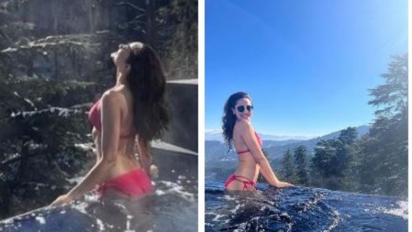 టూ పీస్ బికినీలో బ్యూటీ