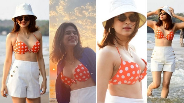 అడల్డ్ సినిమాల్లో శ్రద్ధా దాస్ హాట్ షో.. ముందుకు వంగి మరి ఎద అందాలు చూపిస్తూ ఫొటోలు!