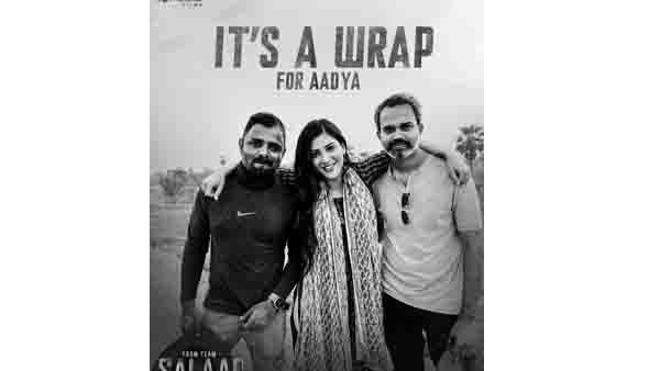 Shruti Hassan Wraps Prabhas Salaar Movie Shooting