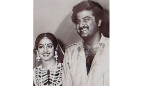 శ్రీదేవితో మొదటి ఫొటో