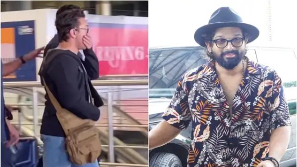 హైదరాబాద్ ఎయిర్ పోర్ట్ వద్ద..