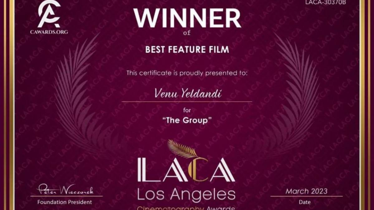 Balagam movie gets two awards at Los Angeles Cinematography Awards (LACA)