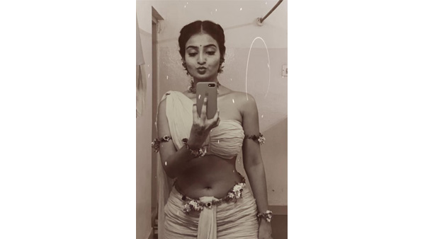 Ananya Nagalla Stunning Looks In Latest Shaakuntalam Costume Video