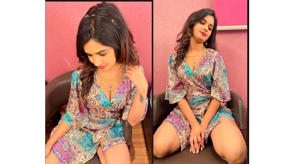 Ariyana Glory Ravishing Hot Photos In Latest Short Dress Goes Viral