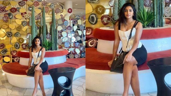  Actress Eesha Rebba Looks Fabulous in Short Dress