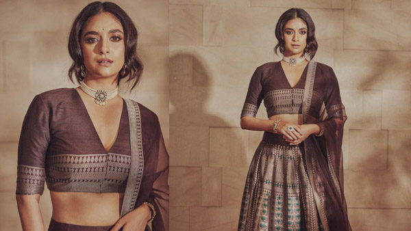 Beautiful actress keerthy suresh latest new glamorous look viral