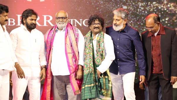 RRR Oscar winners Keeravani and Chandra Bose honoured by Telugu film Industry