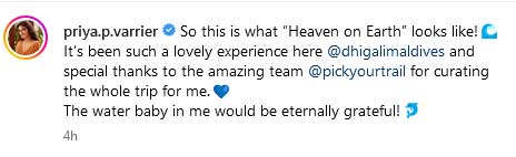 Priya Prakash Varrier Ravishing Looks In Short Jeans And Bra At Beach 