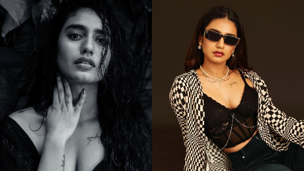 Priya Prakash Varrier Ravishing Looks In Short Jeans And Bra At Beach 