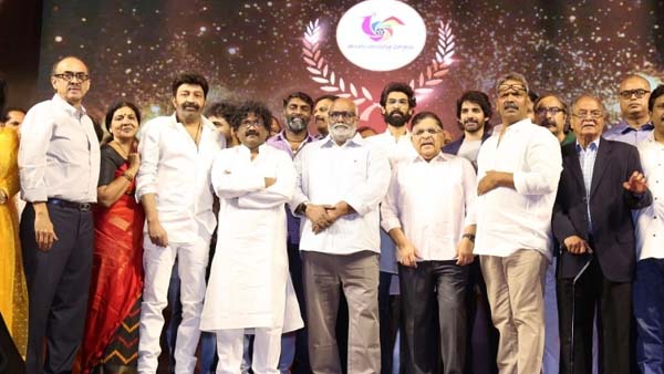 RRR Oscar winners Keeravani and Chandra Bose honoured by Telugu film Industry