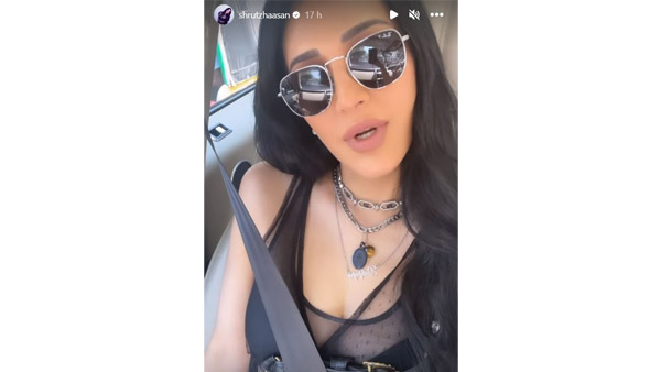 Actress Shruti Haasan Latest Selfie Goes Viral