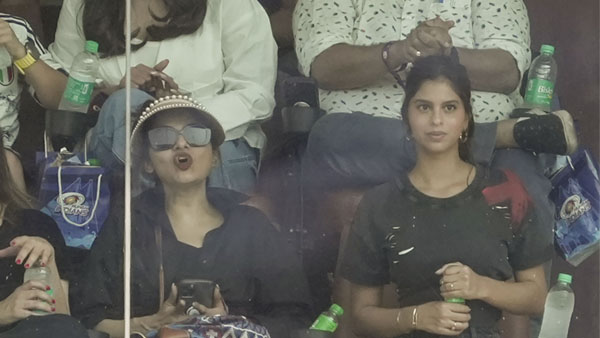 Suhana Khan frustration moments while Mumbai Indians Ishan Kishan Batting against KKR in IPL 2023